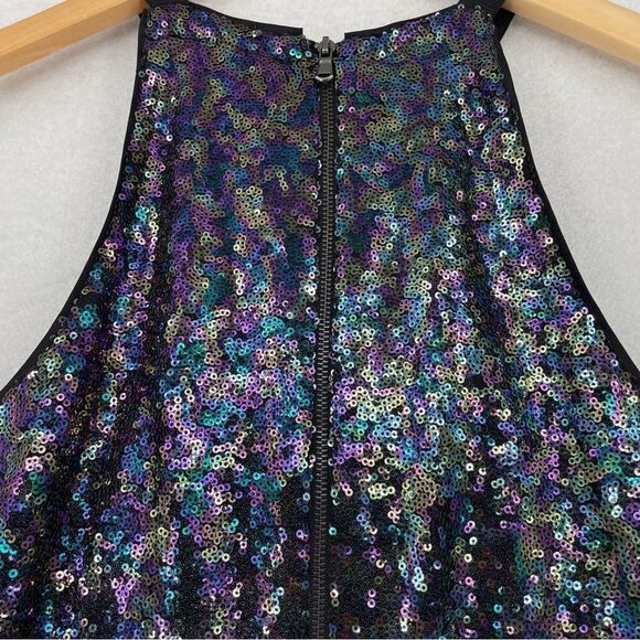 Le Gali Sequin Halter Knee Length Dress NWT - Picture 8 of 9